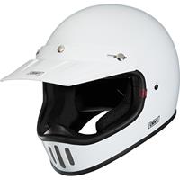 Craft MX-Line 1.0 - Retro 3C Motorradhelm weiß 