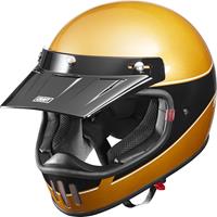 MX-Line 1.0 - Retro 3C Motorradhelm gold 