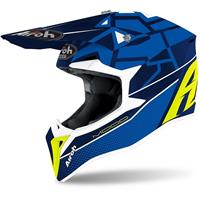 Airoh Wraap Mood Motocross Helm Blau
