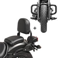 Craftride Sissybar Set für Honda Rebel 500 17-19 mit Sturzbügel  RH7-5