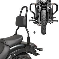 Craftride Sissybar Set für Kawasaki Vulcan S / Café 15-20 mit Sturzbügel   RH11-3