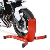 ConStands Motorradwippe  Easy-Plus Motorradständer bis 21 Zoll rot