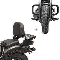 Craftride Sissybar Set für Honda Rebel 500 17-19 mit Sturzbügel  RH8-5