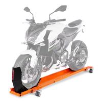 ConStands Motorrad Rangierschiene mit Wippe  Smart Mover bis 450 kg in orange