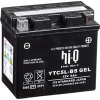 Hi-Q Batterie AGM Gel geschlossen HTC5L, 12V, 5Ah HTC5L)