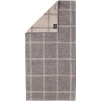 cawö Luxury Home Two-Tone Grafik 604 - Farbe: graphit - 70 Handtuch 50x100 cm