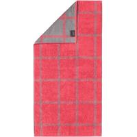 cawö Luxury Home Two-Tone Grafik 604 - Farbe: rot - 27 Handtuch 50x100 cm