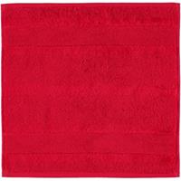 cawö Noblesse2 1002 - Farbe: rot - 203 Seiflappen 30x30 cm