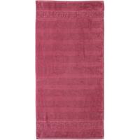 cawö Noblesse Uni 1001 - Farbe: 240 - rosa Handtuch 50x100 cm