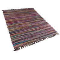 Beliani Vloerkleed zwart/multicolor 160 x 230 cm DANCA