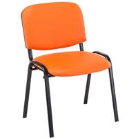 paalofficefurniture Paal Office Furniture - Besucherstuhl Ken Kunstleder-orange