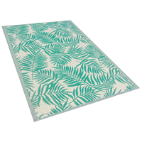 Beliani - Outdoor Teppich smaragdgrün 120x180 cm Bodenschutzmatte Kunststoffmatte Kota - Grün