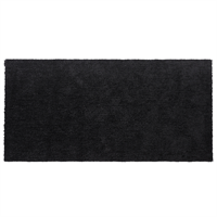 Beliani Vloerkleed zwart 80 x 150 cm DEMRE