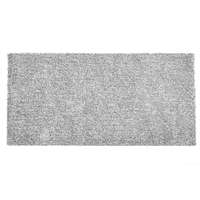 beliani Moderner Teppich Polyester/Baumwolle 80 x 150 cm grau meliertDemre