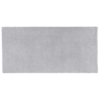 beliani Moderner Teppich Polyester/Baumwolle 80 x 150 cm weiß Demre