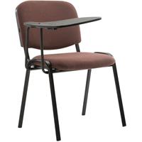 laricodesignmöbel Larico Design Möbel - Stuhl Ken mit Klapptisch Stoff-braun