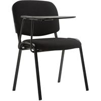 laricodesignmöbel Stuhl Ken mit Klapptisch Stoff-schwarz - LARICO DESIGN MÖBEL