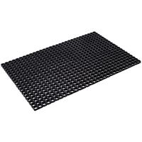 Rubberen ringmat, 1200 x 800 mm, zwart
