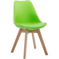 laricodesignmöbel Larico Design Möbel - Besucherstuhl Borneo V2 Kunstleder-grün-Natura (Eiche)