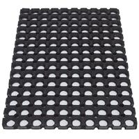Rubberen ringmat, 600 x 400 mm, zwart