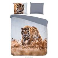 Good Morning dekbedovertrek Tiger - multikleur - 200x200/220 cm