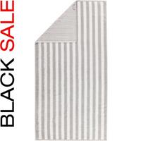 Cawö Handtücher Black Sale Doubleface 186 platin - 76 grau Gr. 50 x 100