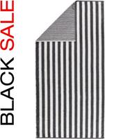 Cawö Handtücher Black Sale Doubleface 186 anthrazit - 77 grau Gr. 50 x 100