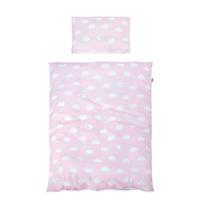 Roba Kinderbettwäsche Kleine Wolke, Baumwolle, rosa, 100 x 135 cm