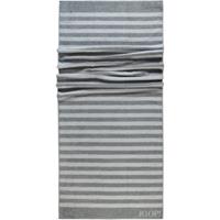 Joop! Handtücher Classic Stripes 1610 silber - 76 grau Gr. 80 x 200