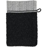 Möve Handtücher Brooklyn Uni black - 199 - Waschhandschuh 15x20 cm