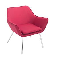 Caracas Lounger STOFF rot