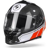 Scorpion EXO-R1 Carbon Corpus II Black Neon Red Full Face Helmet