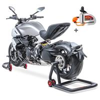 ConStands Einarm Montageständer Set für MV Agusta Brutale 1000 19-20 mit Alarm Bremsscheibenschloss  SM20