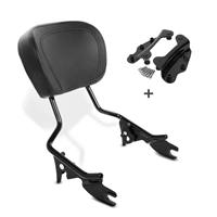 Craftride Sissybar für Harley CVO Road Glide Custom 12-13  mit Docking Kit schwarz