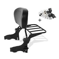 Craftride Sissy Bar + Gepäckträger + Docking-Kit für Harley-Davidson Road Glide 98-08 schwarz 