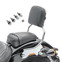 Craftride Sissybar für Harley Softail 18-20  R1 mit Docking Kit chrom