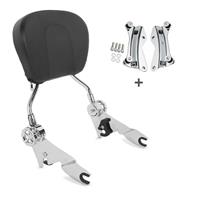 Craftride Sissy Bar Vario für Harley Road Glide Custom 10-13 mit Docking-Kit chrom 