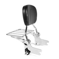 Craftride Sissy Bar mit Gepäckträger abnehmbar SR3 für Harley Road Glide 98-08 chrom 