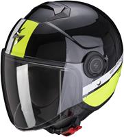 Scorpion EXO-City Strada Pearl Black White Neon Yellow