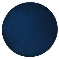 Beliani Vloerkleed marineblauw ø 140 cm GESI II