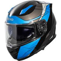 Nexo Integralhelm Fiberglas Sport III Motorradhelm blau 