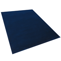 Beliani Vloerkleed viscose marineblauw 160 x 230 cm GESI II