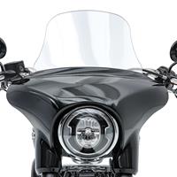 Craftride Set: Windschild für Harley Sport Glide 18-21 L Windschutzscheibe klar + Windschild für Harley Sport Glide 18-21 M Windschutzscheibe klar