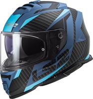 LS2 FF800 Storm Racer Mat Blauw