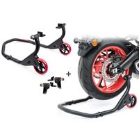 ConStands Hinterrad Montageständer Set für Aprilia Shiver 900 / 750  Falcone mit L und V Aufnahme schwarz