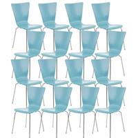 CLP 16er Set Besucherstuhl Aaron-hellblau - 
