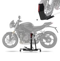 ConStands Zentralständer für Ducati Monster 937 2021 Power Evo + Motorradwippe Easy Fix