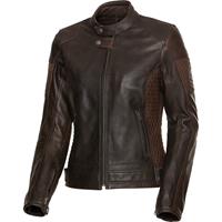 Spirit Motors Retro-Style Damen Lederjacke 1.0 braun 