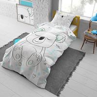 DreamHouse Bedding Sleepy Koala Kids 1-persoons (140 x 200/220 cm + 1 kussensloop) Dekbedovertrek