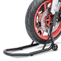 ConStands 2x Montageständer Vorderrad  Fork Motorradständer mit Dornaufnahme schwarz Spar-Set